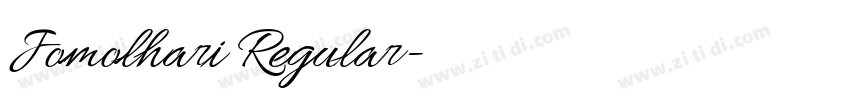 Jomolhari Regular字体转换 Jomolhari Regular字体转换